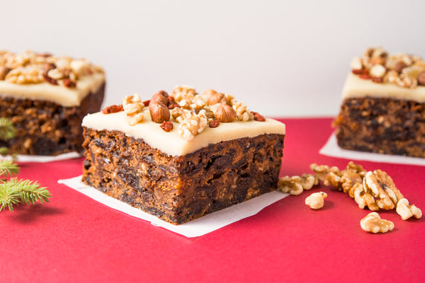 High Protein Christmas Cake with Cricket Flour