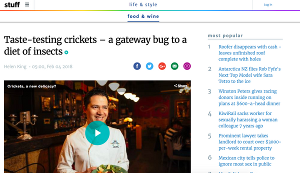 Taste-testing crickets – a gateway bug to a diet of insects!