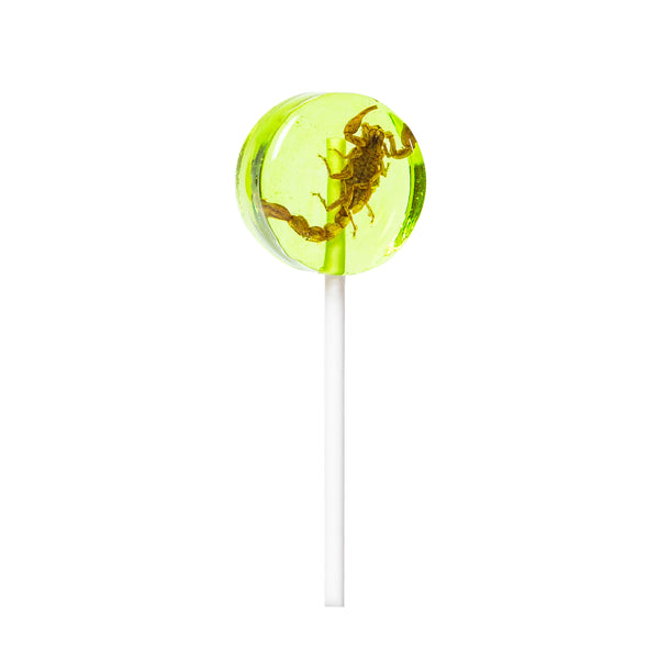Green Apple Scorpion Lollipop 20g