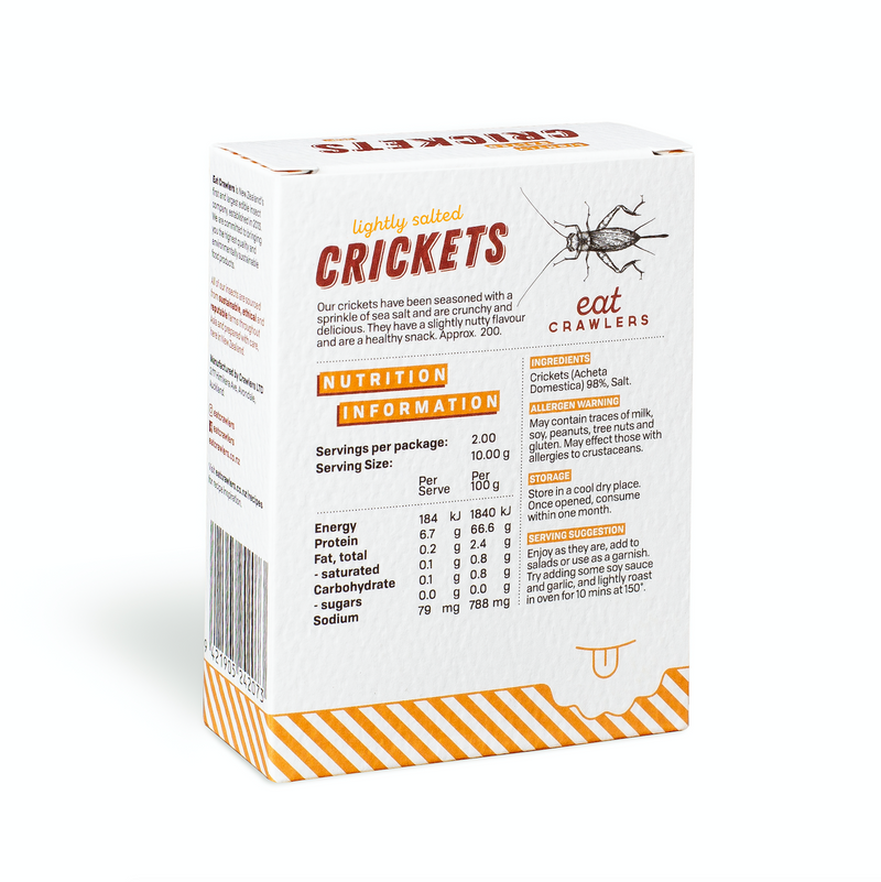 Lightly Salted Crickets 20g