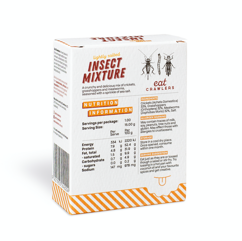 Lightly Salted Insect Mixture 15g