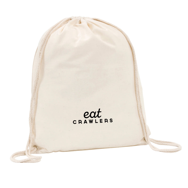 Eat Crawlers Drawstring Bag